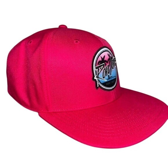 Ron Jon Surf Flat Bill Hat Neon Pink - Picture 5 of 8
